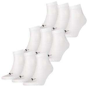 Puma Quarter Sokken Wit 9-pack-47/49