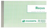 Exacompta ontvangsten, ft 10,5 x 18 cm, Franstalig, dupli (2 x 50 vel)