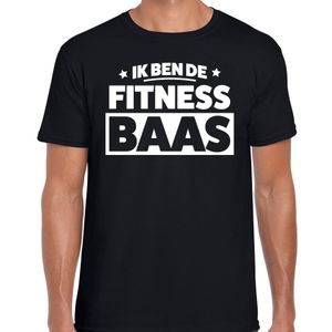 Hobby t-shirt fitness baas zwart voor heren - fitness liefhebber shirt 2XL  -