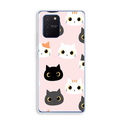 Katten: Samsung Galaxy Note 10 Lite Transparant Hoesje