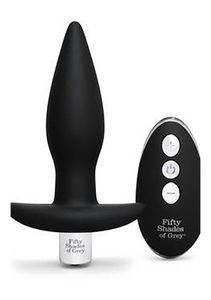 Relentless Vibrations Remote Control Butt Plug - Black