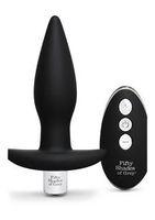 Relentless Vibrations Remote Control Butt Plug - Black - thumbnail