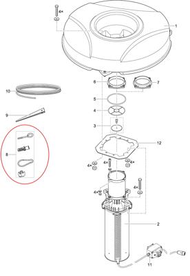Airflo onderdelen Set toebehoren LM 3P