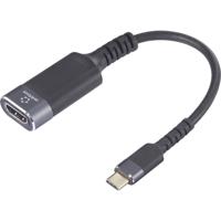 Renkforce RF-6798312 USB-C / HDMI Adapterkabel [1x - 1x HDMI-bus] Zwart-grijs 4K UHD 0.20 m