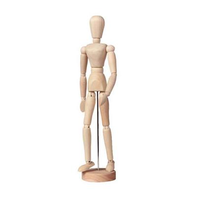 Talens ledenpop man 30cm blank hout