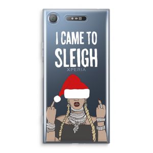 Came To Sleigh: Sony Xperia XZ1 Transparant Hoesje