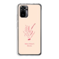 Where flowers bloom: Xiaomi Redmi Note 10 Pro Transparant Hoesje