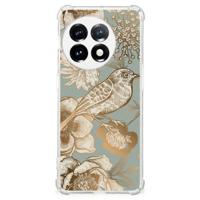 Case voor OnePlus 11 Vintage Bird Flowers