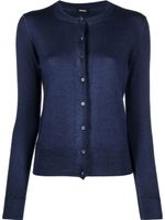 ASPESI cardigan en maille fine - Bleu