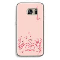Love is in the air: Samsung Galaxy S7 Transparant Hoesje