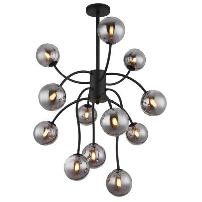 Globo Zwarte plafondlampRiha 12-lichts - 56133-12D