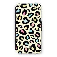 Leopard pattern: iPhone 12 Pro Flip Hoesje