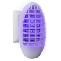 Insectenlamp op elektra - wit - 220 volt - anti muggen/vliegen/motten - lokmiddel   -