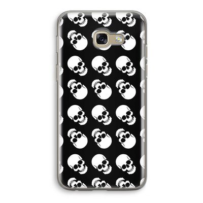 Musketon Skulls: Samsung Galaxy A5 (2017) Transparant Hoesje