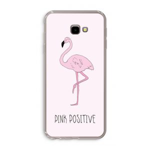 Pink positive: Samsung Galaxy J4 Plus Transparant Hoesje