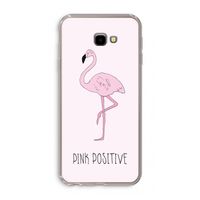 Pink positive: Samsung Galaxy J4 Plus Transparant Hoesje
