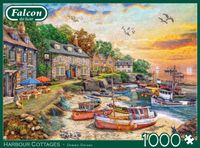 Falcon de luxe Harbour Cottages (1000 stukjes) - Legpuzzel voor volwassenen - thumbnail