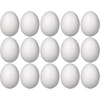 Piepschuim hobby vorm - 15x - ei - 12 cm - DIY knutsel figuren - paasei