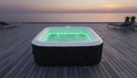 SUNSPA Square Opblaasbare Spa 6 plaatsen met ledstrip