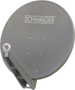 Schwaiger SPI085PR Satellietschotel 85 cm Reflectormateriaal: Aluminium Antraciet