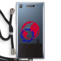 Run The World: Sony Xperia XZ1 Transparant Hoesje met koord