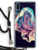 Cosmic Silence: Huawei P20 Pro Transparant Hoesje met koord