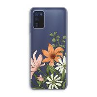 Floral bouquet: Samsung Galaxy A03s Transparant Hoesje