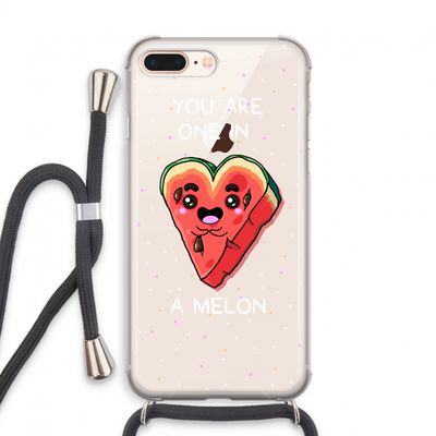 One In A Melon: iPhone 7 PLUS Transparant Hoesje met koord