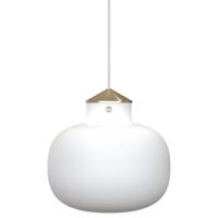 Hanglamp ovaal 'Raito 30' DFTP opaal glas E27 fitting modern 300mm