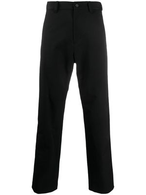 AMBUSH pantalon droit à bandes latérales - Noir