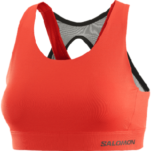 Salomon Cross Run Bra - ROOD - Dames