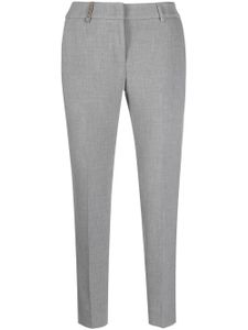 Peserico pantalon de tailleur à coupe slim - Gris