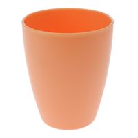 1x drinkbekers kunststof 340 ml oranje