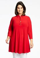 Yoek Tuniek wide bottom knopen | Rood | Maat 54/56