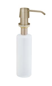 Zeepdispenser Xellanz Essential | Inbouw | Kunststof | Rond | Messing geborsteld