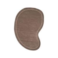 LABEL51 Vloerkleden Mody - Taupe - Polyester - 160x230 cm - Organisch