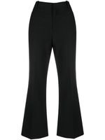 Chloé pantalon court à coupe évasée - Noir