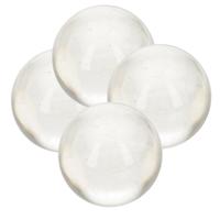 Knikkers XXl formaat - 4x stuks - transparant - dia 6 cm - Bonken - Mega grote knikkers speelgoed