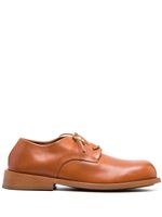 Marsèll chaussures oxford en cuir à lacets - Marron