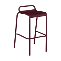 Fermob Luxembourg barkruk lage rug H80 Black Cherry