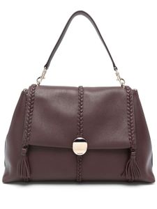 Chloé grand sac porté épaule Penelope en cuir - Rouge