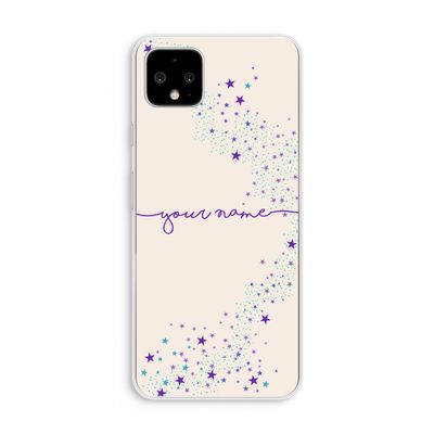 Sterren: Pixel 4 XL Transparant Hoesje