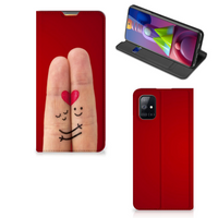 Samsung Galaxy M51 Hippe Standcase Liefde - Origineel Romantisch Cadeau