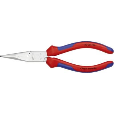 Knipex 30 25 190 Platte rondbektang Werkplaats Recht Chroom-vanadium elektrostaal 190 mm