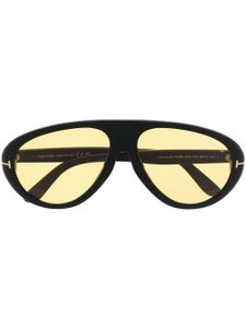 TOM FORD Eyewear lunettes de soleil à monture papillon - Noir