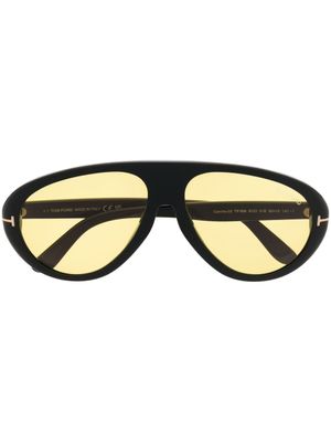 TOM FORD Eyewear lunettes de soleil à monture papillon - Noir