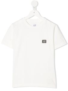 C.P. Company Kids t-shirt à patch logo - Blanc