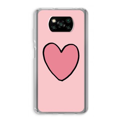 Hartje: Xiaomi Poco X3 Pro Transparant Hoesje