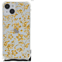 iPhone 14 Plus Case Gouden Bloemen - thumbnail