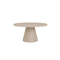 Tower Living Ronde Eettafel 'Mello' 150cm, kleur Beige